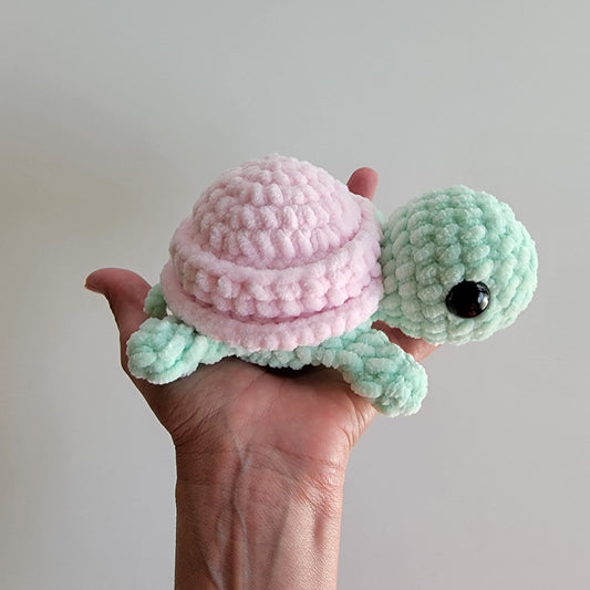 No Sew - Mini Stress Ball Buddies Turtle Hood Pattern, Interactive Toy, Turtle Crochet, Quick Market, Easy Make, No Sew Crochet, Fidget Toy