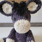 Low Sew - Clyde the Donkey Crochet Pattern, Donkey Crochet, Cute Donkey, Horse Crochet, Donkey Pattern, Quick Crochet Plushie, Mule Pattern