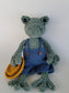 LOW SEW - Herbert the Frog Crochet Pattern – Doll with Overalls (PDF Pattern)