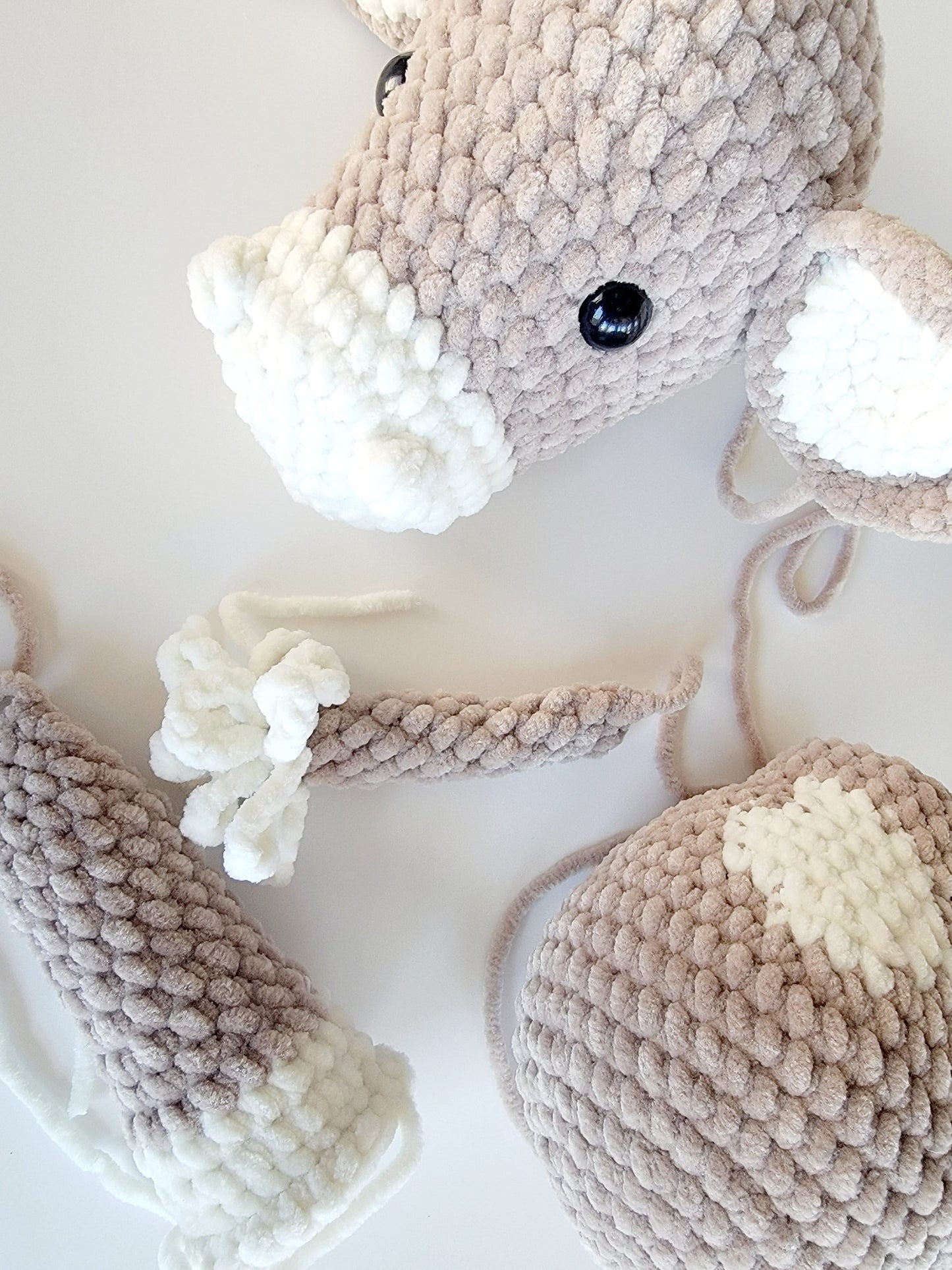 Pattern: Millie the Cow Crochet Pattern, crochet cow pattern, cute cow pattern, bull pattern, spotted cow, detailed pattern, stuffed cow