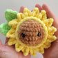 No Sew - Mini Stress Ball Buddies Garden Series Crochet Pattern, Daisy, Sunflower, Forget Me Not, Wasp, Quick Market, Easy Make, Flower, Bee