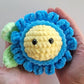 No Sew - Mini Stress Ball Buddies Garden Series Crochet Pattern, Daisy, Sunflower, Forget Me Not, Wasp, Quick Market, Easy Make, Flower, Bee