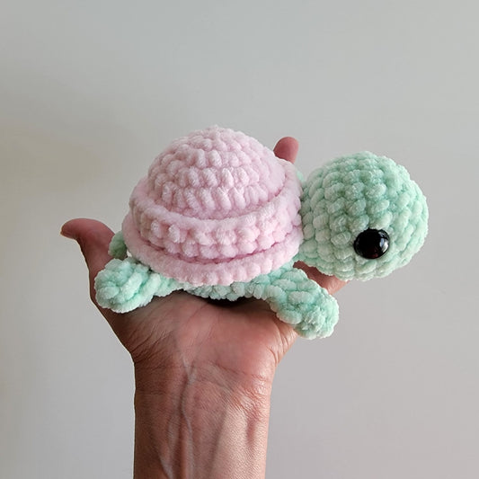 No Sew - Mini Stress Ball Buddies Turtle Hood Pattern, Interactive Toy, Turtle Crochet, Quick Market, Easy Make, No Sew Crochet, Fidget Toy