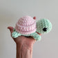 No Sew - Mini Stress Ball Buddies Turtle Hood Pattern, Interactive Toy, Turtle Crochet, Quick Market, Easy Make, No Sew Crochet, Fidget Toy