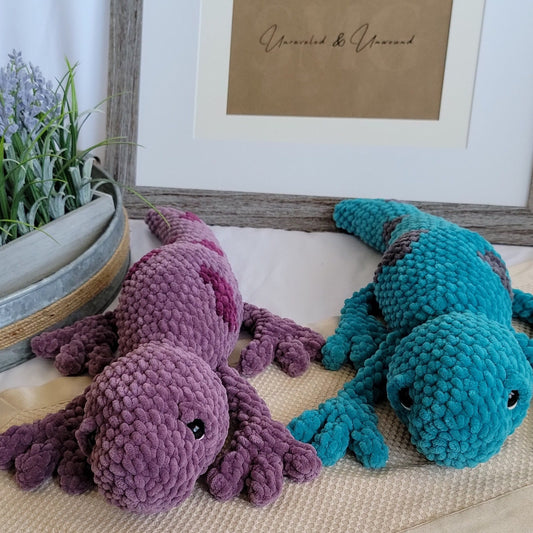 NO SEW - Liam the Lizard Crochet Pattern - Lizard - Salamander (PDF)