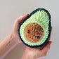 NO SEW - Mini Stress Ball Buddies Avocado Crochet Pattern (PDF Pattern)