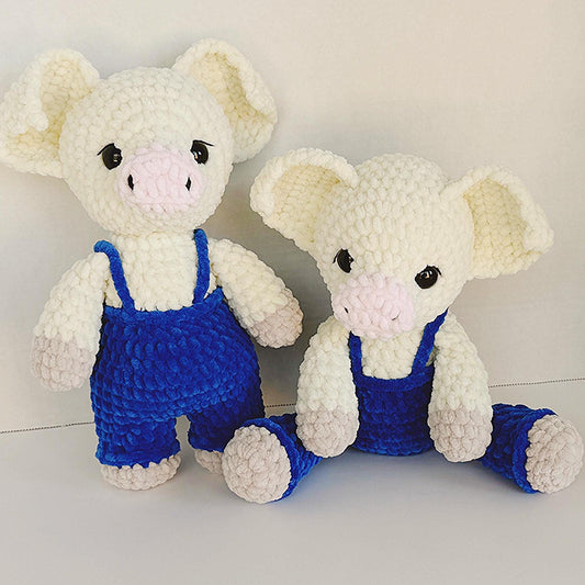 LOW SEW - Baycun the Pig Crochet Pattern Bundle – Plushie (PDF Pattern)