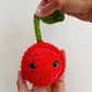 NO SEW - Mini Stress Ball Buddies Cherries Crochet Pattern (PDF Pattern)