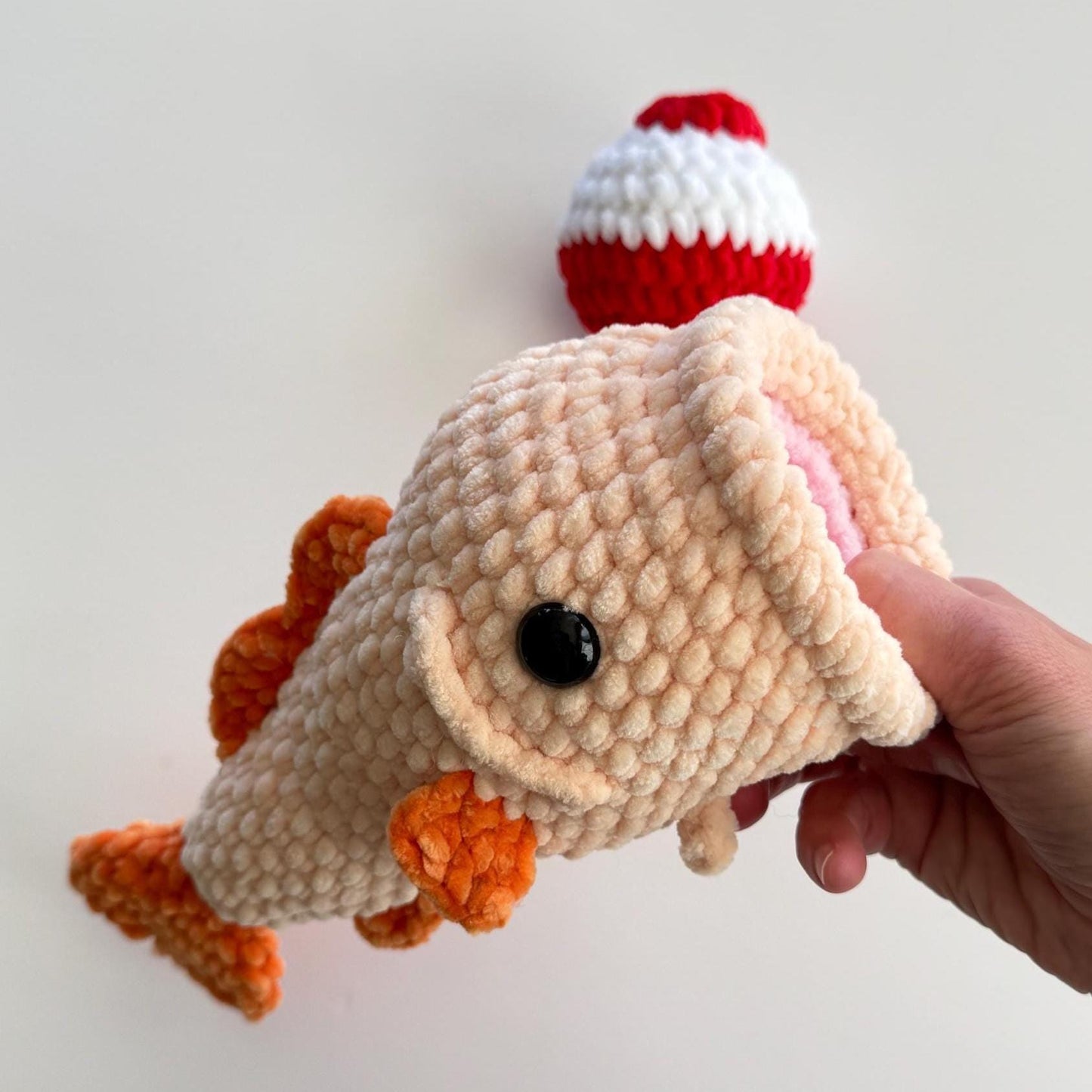 NO SEW - Mini Stress Ball Buddies Bass Crochet Pattern • Fishing • Removable Bobber Stress Ball • Fidget Toy • Fisherman (PDF file Pattern)