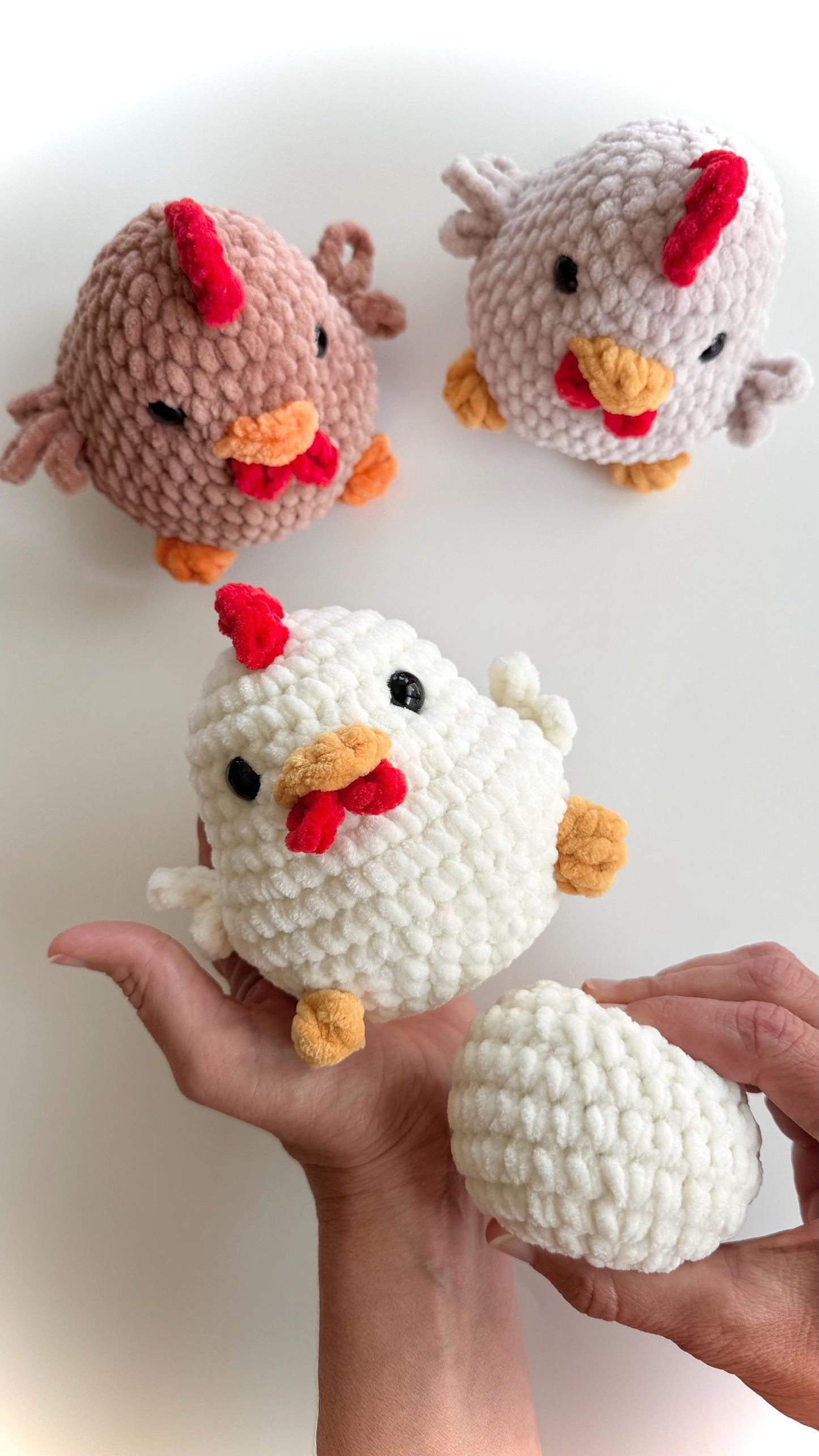 NO SEW - Mini Stress Ball Buddies Chicken Pattern - Stress Ball, Fidget, Interactive (PDF)